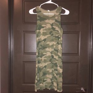 LIKE NEW Camo T-shirt Dress